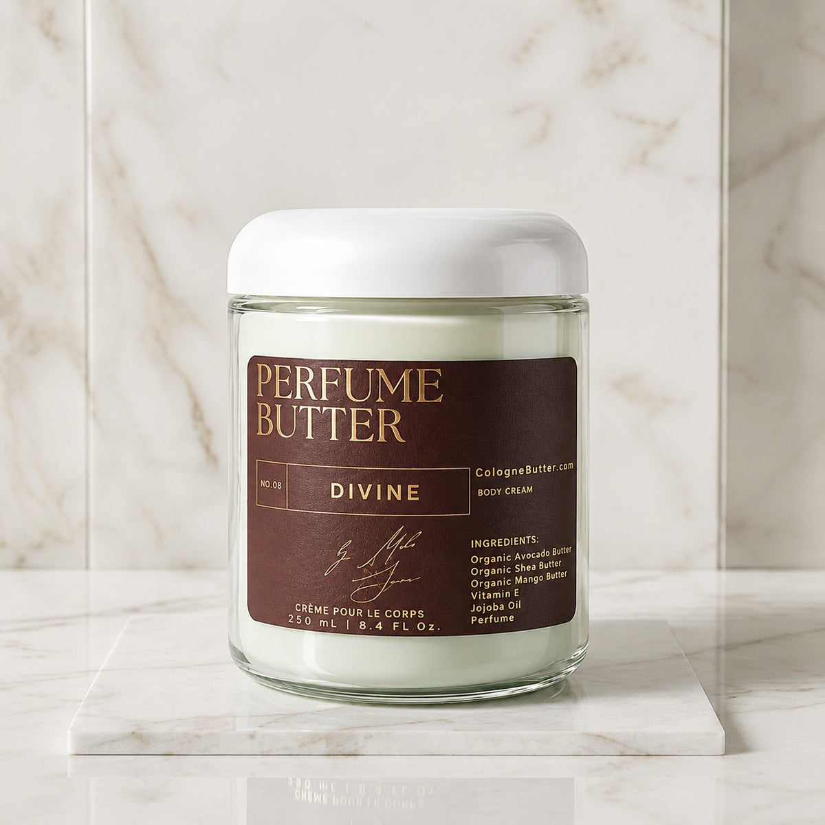 DIVINE – The Luxury Body Butter Perfume | Radiant Citrus, Floral & Warm Vanilla Scent | Elegant Fragrance for Women & Men | Perfume Butter