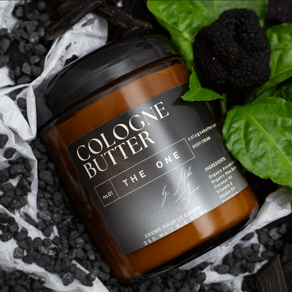 THE ONE Body Butter in amber jar nourishing shea and jojoba