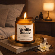 Vanilla Suede - The Luxury Vanilla & Suede Home Fragrance Candle for Relaxing Atmosphere, Spa Vibes & Premium Decor | Cologne Butter